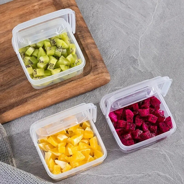 Cheese Slice Storage Box Fridge Food Container Butter Keeper Fresh Food Storage Set