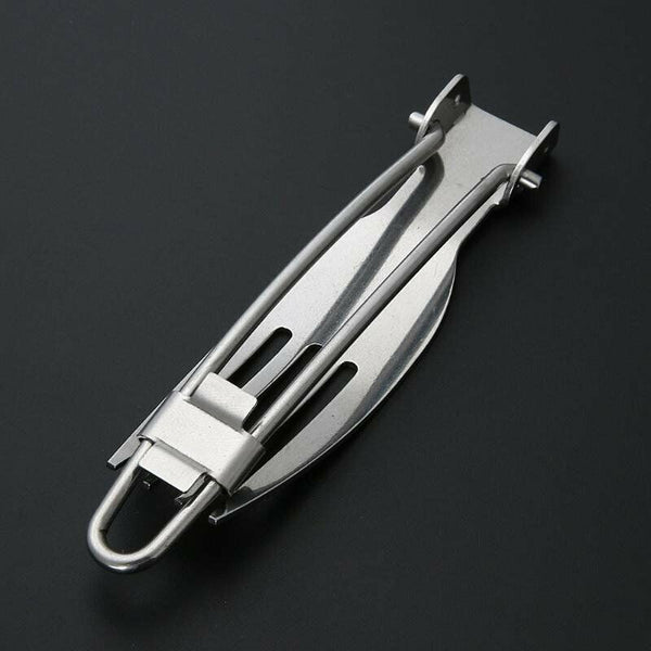 3pcs Stainless Foldable Knife Spoon Fork Travel Camping Picnic Folding Utensil