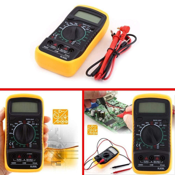 Digital Multimeter Portable Electrician Tester Multifunction Voltage Meter Tool