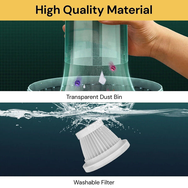 29000PA Car Vacuum Cleaner Cordless Wet Dry Handheld Vacuum Rechargeable Home AU