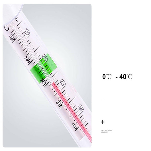 5pcs Floating Aquarium Vertical Thermometer Fish Tank Glass Temperature Meter AU