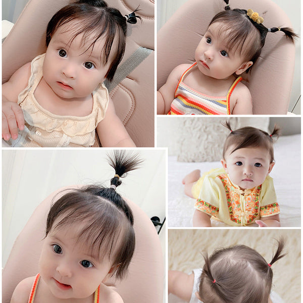 2000pcs Child Baby Hair Holders Rubber Elastic Bands Girls Ties Loom Bands AU