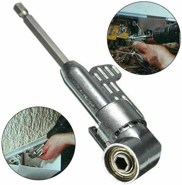 Right-angle Screwdriver Drill Adapter Attachment Impact Hex Driver Extension bit