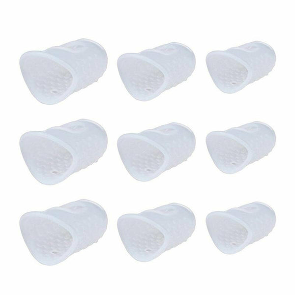16Pcs Fingerstall Silicone Guitar Fingertip Protector Finger Guards For Ukulele