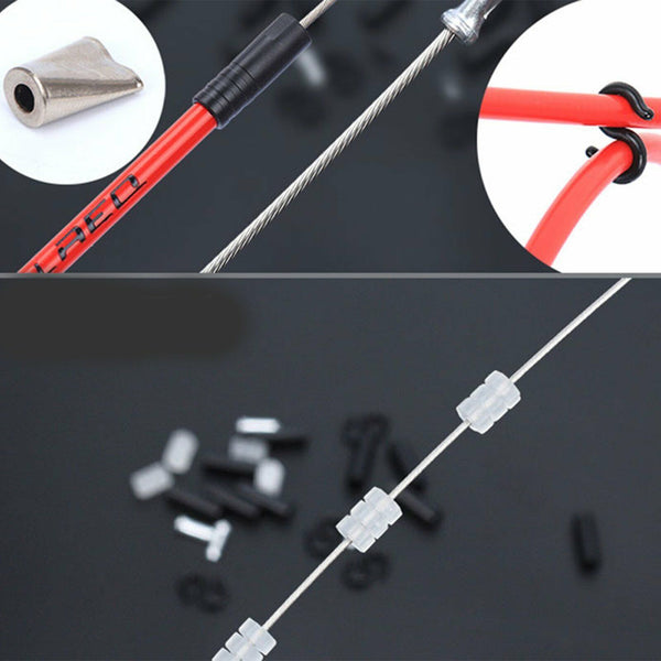 Bike Bicycle Front Rear Inner Outer Wire Speed Shifter Cable Housing Kit Cable