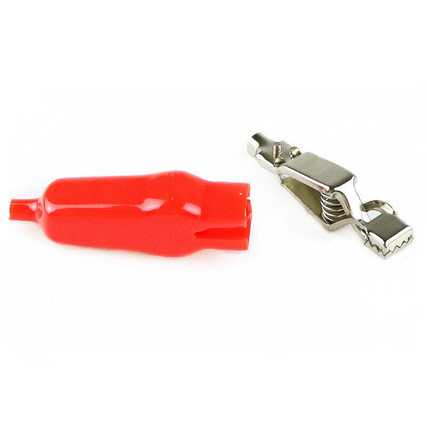 20x For Electrical Jumper Wire Clamp Voltage-Test Clip Sheathed Alligator Clip