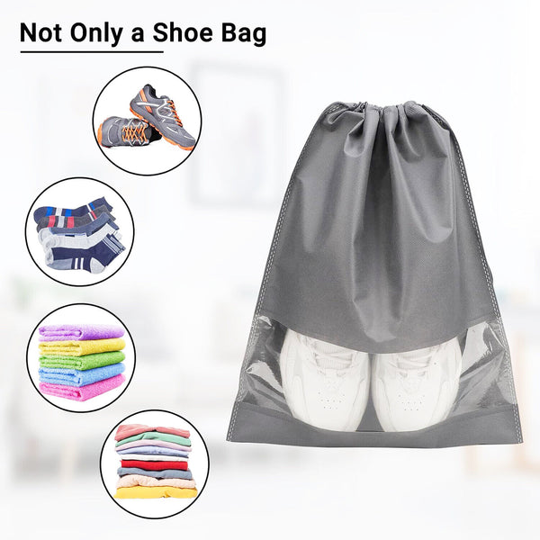 Portable Shoes Bag Travel Sport Storage Pouch Drawstring Dust Bags Non-woven AU