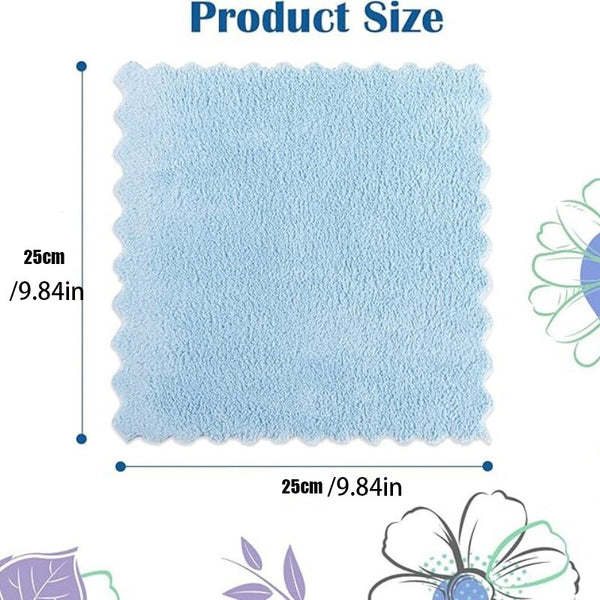 48PCS Microfiber Washcloth Towels Absorbent Cleaning Cloths for Kitchen Car Gym
