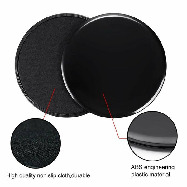4PCS Gliding Sliding Discs Core Sliders Yoga Fitness Home Gym Exercise Stretch