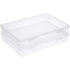 Clear Plastic Storage Boxes with Flip-Top Lid | Office Craft Organizer Container