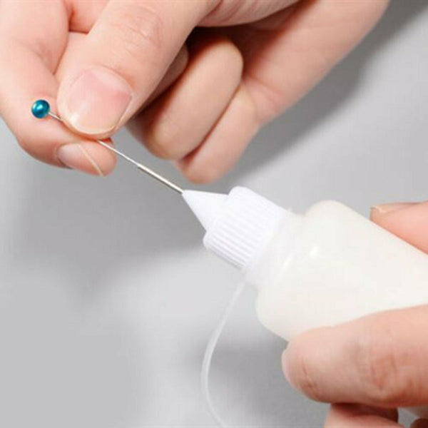 50PCS 30ml Needle Tip Applicator Bottle Clear Glue Dropper Dispenser Bottle Tool