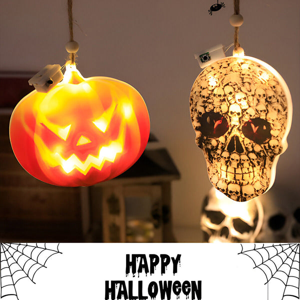 Halloween party hanging lights indoor display