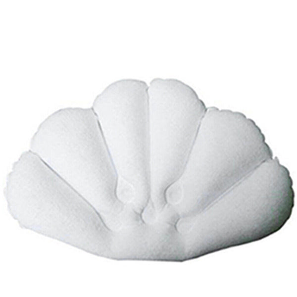 Bath Pillow Soft Covering Inflatable Shape Vinyl Terrycloth Shell