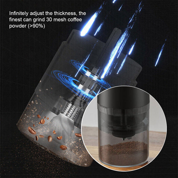 Electric Coffee Grinder Grinding Mill Bean Nut Spice Herbs Blender Machine USB