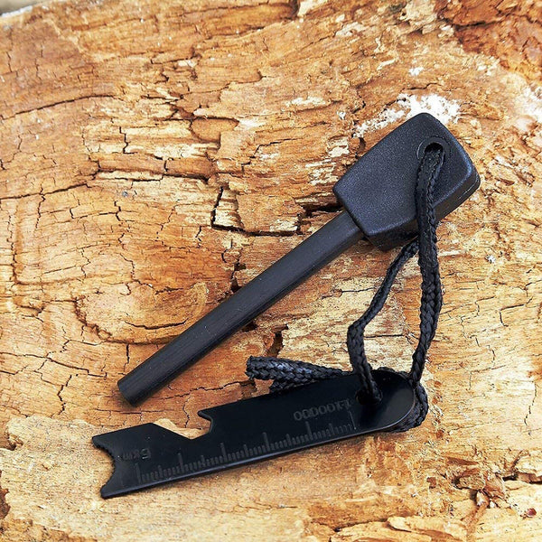 Magnesium Flint Rod Stone Fire Starter Lighter Emergency Survival Camping Hiking