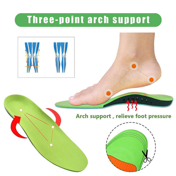 Flat Foot Arch Support Insert Orthotic Insoles Fasciitis High Plantar Feet Pad