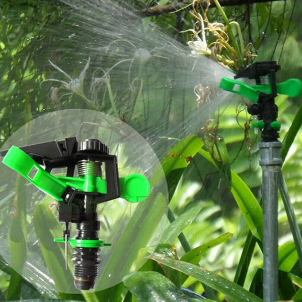 10pcs Head Impact Sprinklers Adjustable Outdoor Installation Irrigation System