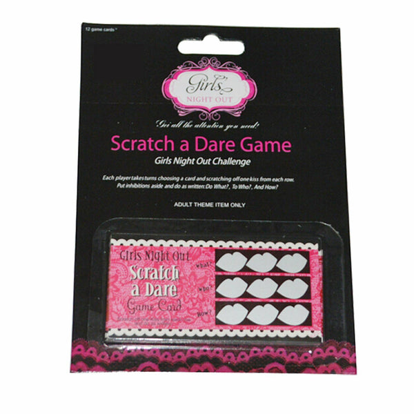 Hens Night Party Supplies 12 Scratch A Dare Game Cards Bachelorette Girls Night