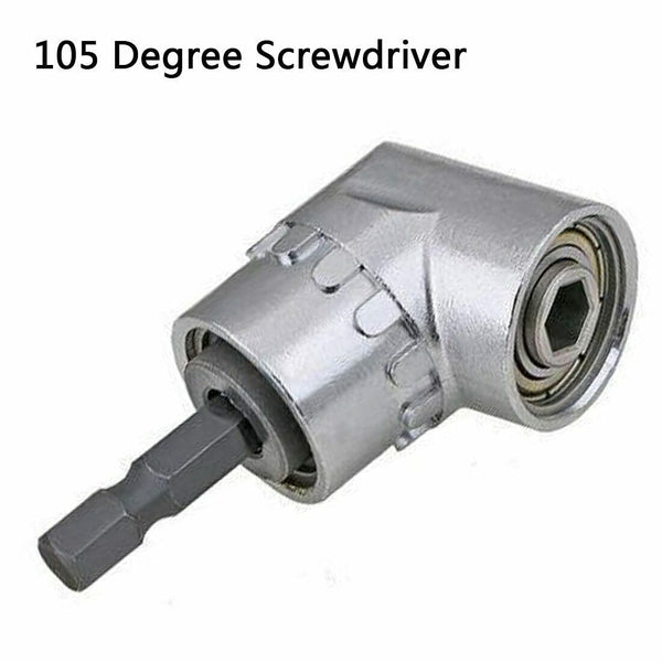 Right-angle Screwdriver Drill Adapter Attachment Impact Hex Driver Extension bit