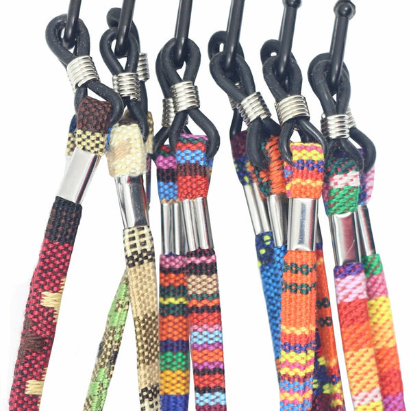 10Pcs Colorful Sunglasses Strap Eyeglass Chain Reading Glasses Holder Neck Cord