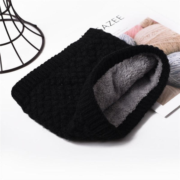 Winter Neck Warmer Tube Scarf Thermal Fleece Snood Unisex Knit Gaiter
