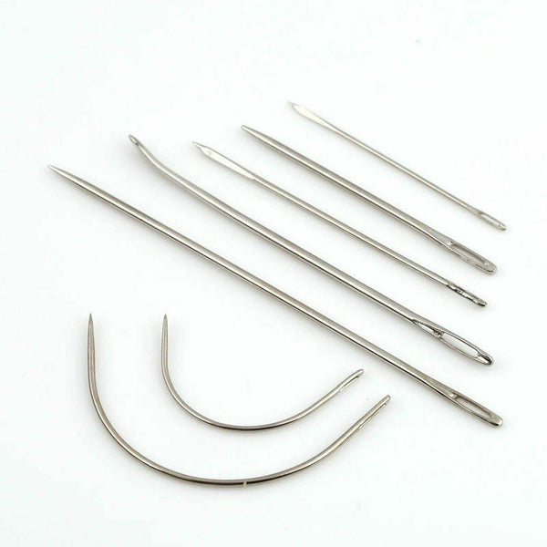 Upholstery Needles Set Sewing Kit Curved Sewing Leather Canvas Carpet Sofa 7pcs