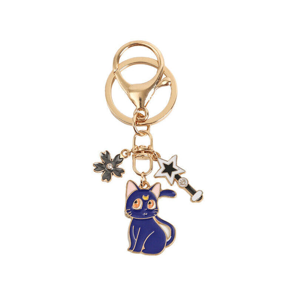 10x Gold Swivel Lobster Clasp Trigger Clip Key Ring Keychain Split Ring DIY AU