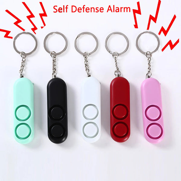 120db Personal Alarm Safety Keychain Panic Security Emergency Torch Keyring AU