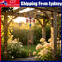 2PCS  Retro Hollowed Out Butterfly Wind Chime For Outdoor Garden Home Decor