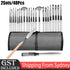 Artist Paint Brush Set - 48Pcs Nylon Brushes for Acrylic, Watercolour & Oil Painting