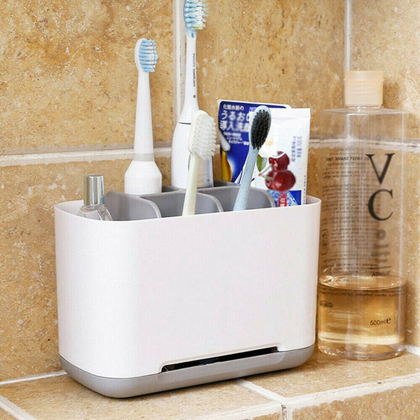 Electric Toothbrush Holder Bathroom Caddy Storage Large Multifunction Organizer