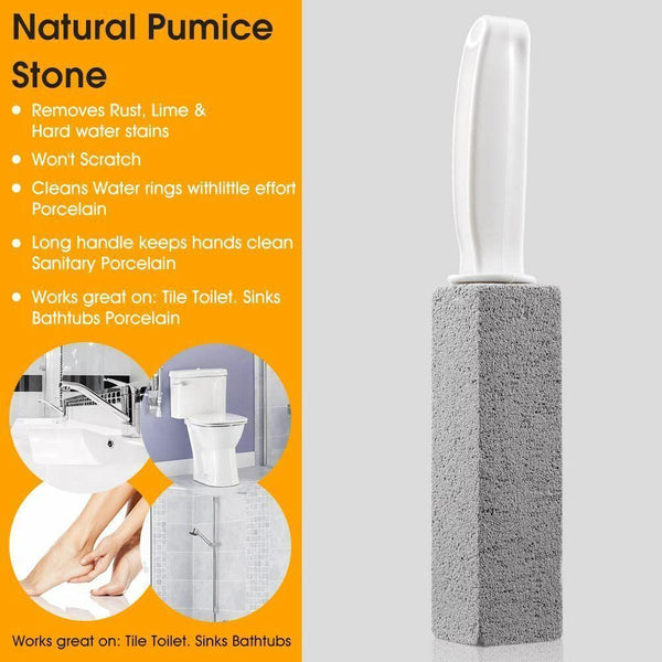 Long handle toilet cleaning brush no dead angle scrub for deep clean bathroom