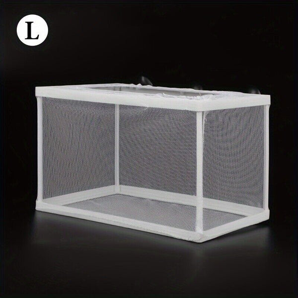 2PCS Aquarium Fish Breeding Box White Isolation Net PVC Hatchery Tool Species
