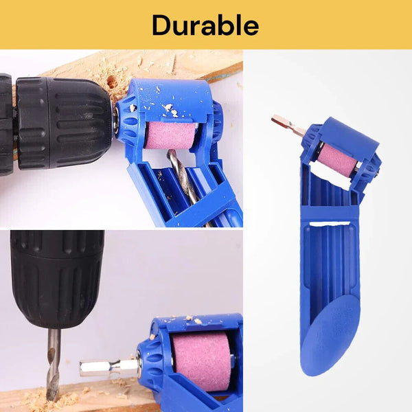 Wheel Titanium Drill Bit Sharpener Corundum Drill Grinder Powered Tool Portable