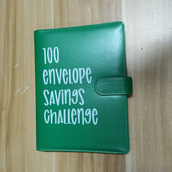 2PCS 100 Envelope Challenge Binder Budget Binder Savings Challenge Planner Book