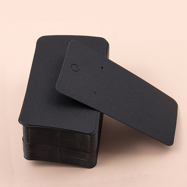 300PCS Kraft Paper Earring Cards Jewelry Display Holder Tags