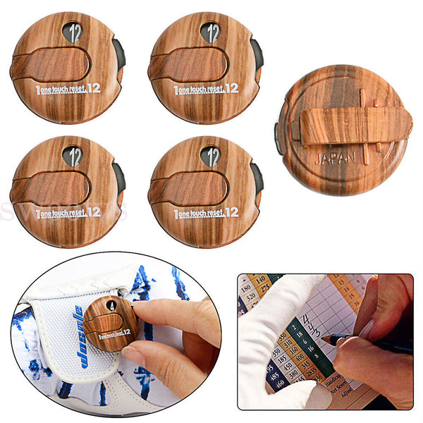 Mini Golf Score Stroke Counter Keeper One Touch Reset Simple Attach to Gloves AU