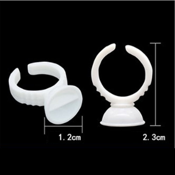 Holder Glue Ring Pallet Stand Eyelash Extension Tatto Pigment Disposabl