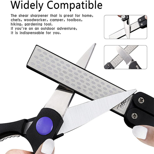 Outdoor Folding Diamond Sharpener Knife Sharpening Stone for Kitchen Garden New