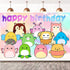 Pastel 9 inch paper plates for party table