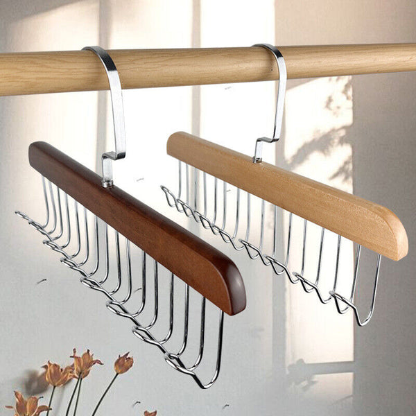4pcs Multi Hook Coat Hanger Bra Hanger Scarf Organizer Space Saving Hanger AUS