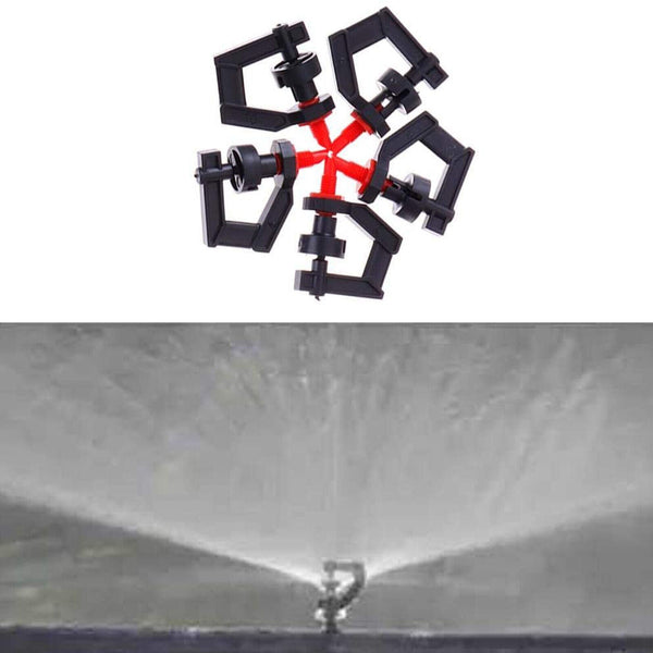 10/20X Full 360° Micro Sprinkler Irrigation Watering System Poly Tube AU Black A