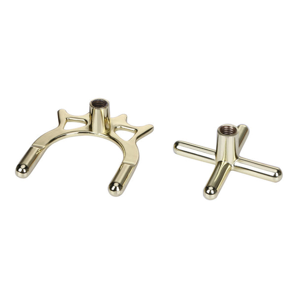 2X Pool Snooker Billiard Table Cue rest cross And spider jigger brass Set Tools