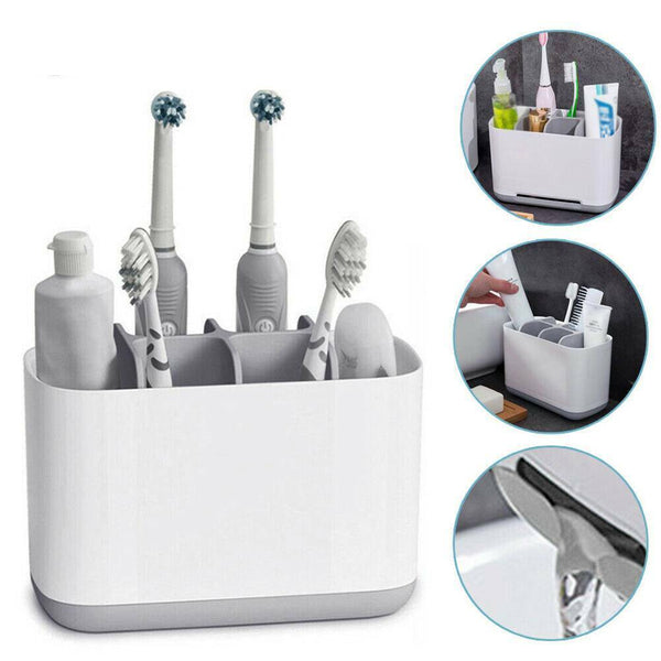 Electric Toothbrush Holder Bathroom Caddy Storage Large Multifunction Organizer