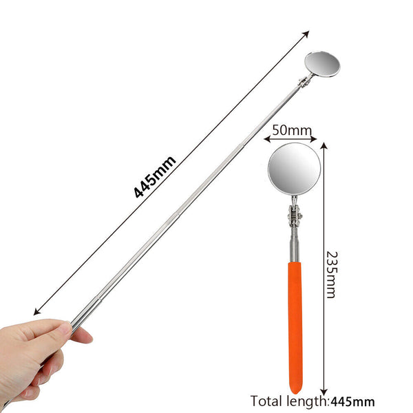 Telescopic Inspection Mirror Extendable Telescoping Car Angle Pen Hand Tool