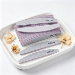 50pcs Professional Acrylic Nail Files | Double-Sided Manicure Pedicure Emery Boards
