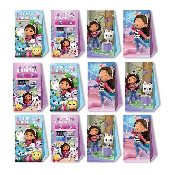 Gabby's Party Tableware Party Supplies Girls Birthday Banner Topper Balloon