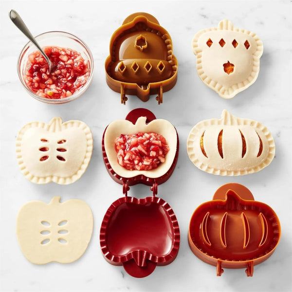 Holiday Mini Pie Molds Hand Pie Maker Christmas Pastry Baking Moulds Set
