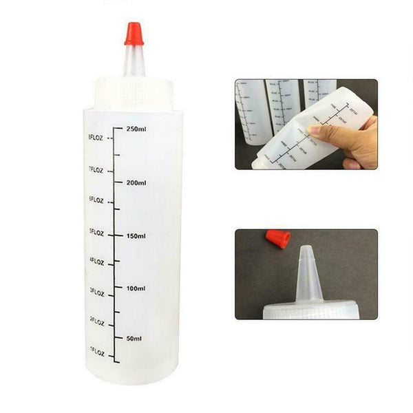 30PCS 250ML Food Grade Squeeze Bottles Cookie Decorating Sauce Bottles