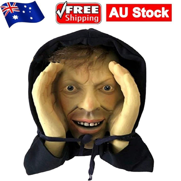 Scary Peeper Freak Halloween Decoration Clown Indoor and Outdoor Window Hanging